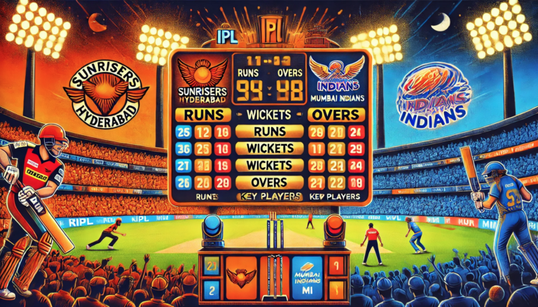 Sunrisers Hyderabad vs Mumbai indians Match Scorecard